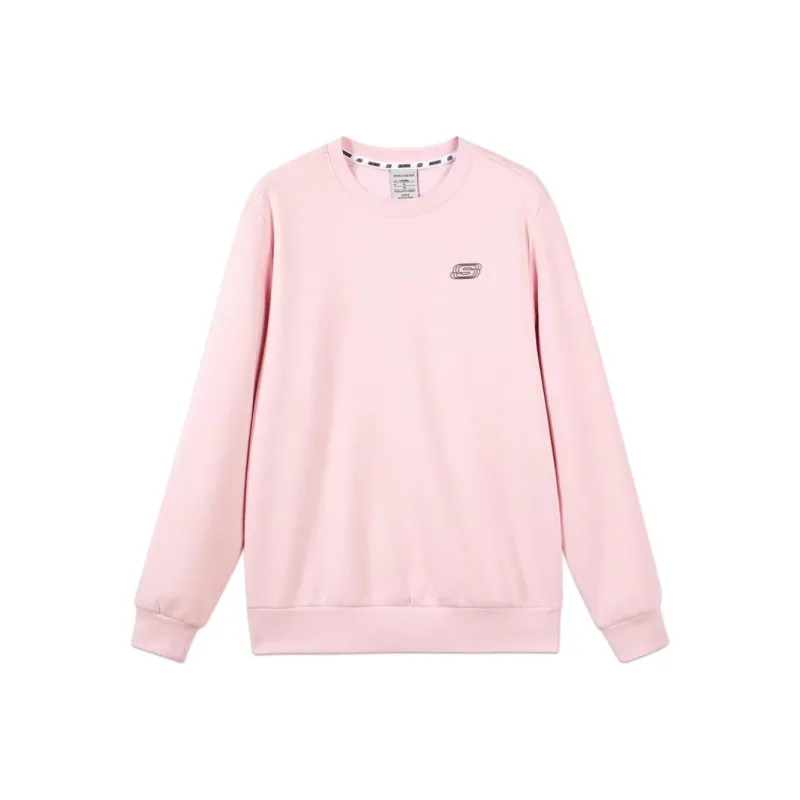 Skechers Colorful Sweatshirt Unisex Gray Pink-0