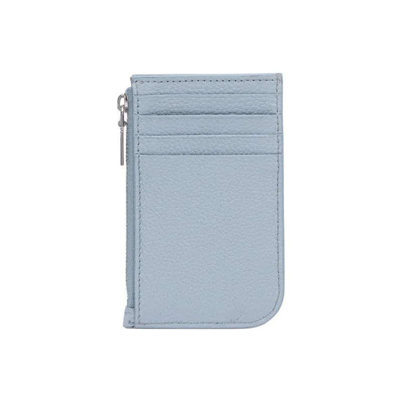 Alexander McQueen Leather Card Holder Women's Light Blue-2
