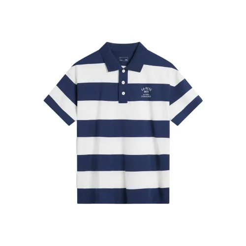 LiNing Weekend Youth Polo Shirt Unisex Dark Ship Blue