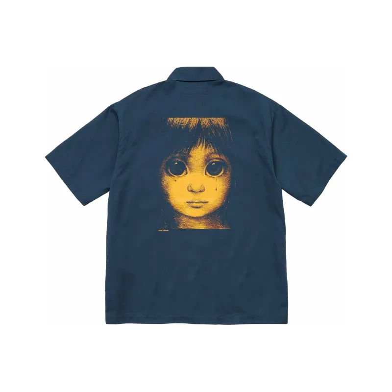 Supreme Margaret Keane Teardrop S/S Work Shirt-0