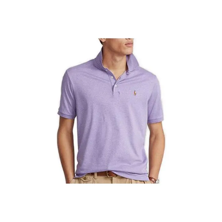 Polo Ralph Lauren Polo Shirts Men Purple-0