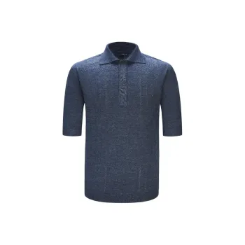 LARDINI Polo Shirt Men's Dark Blue