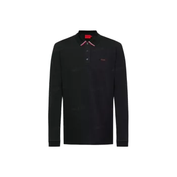 HUGO BOSS Polo Shirts Men Black