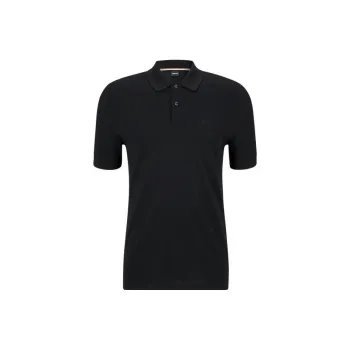 HUGO BOSS Pallas Embroidered Straight Hem Polo Shirt