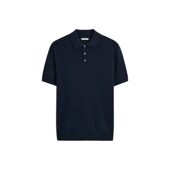 ZARA Polo Shirts Men Sea Blue