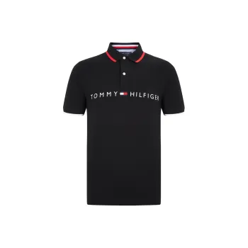 Tommy Hilfiger Polo Shirt Men's Black