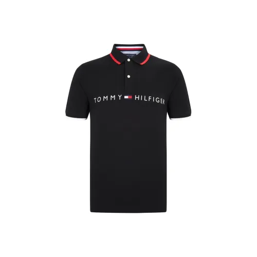 Tommy Hilfiger Polo Shirt Men's Black