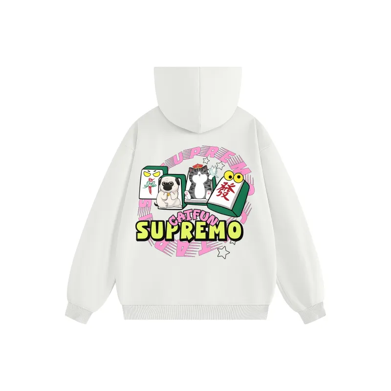 Supremo Cat Sweatshirts Unisex-2