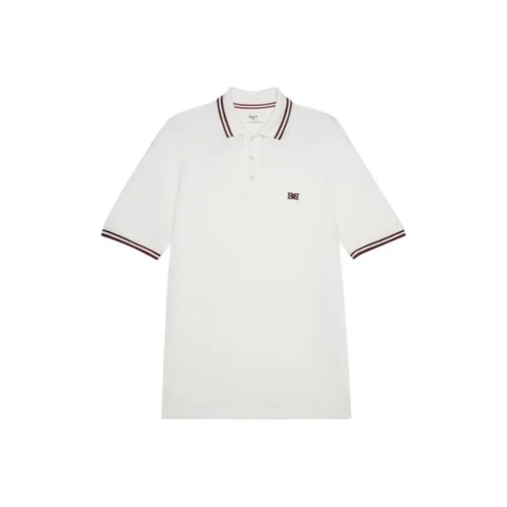 BALLY Polo Shirts Men White-0