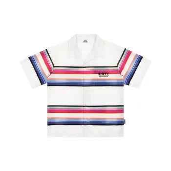 EMPTY REFERENCE Short Sleeved Shirt Unisex White