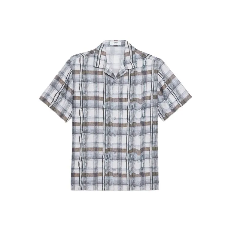 THEORY X Lucas Ossendrijver Shirts Men French Mixed Blue-0