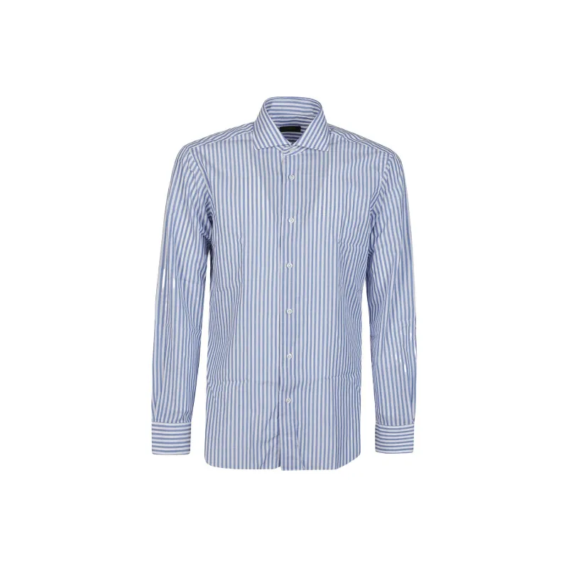 Barba Napoli Striped Shirt-0