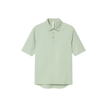 Reebok Polo Shirts Men Light Green