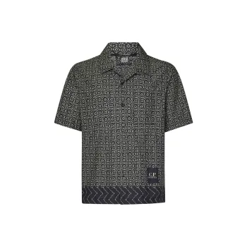 C.P.Company Baja Printed Short Sleeved Shirt