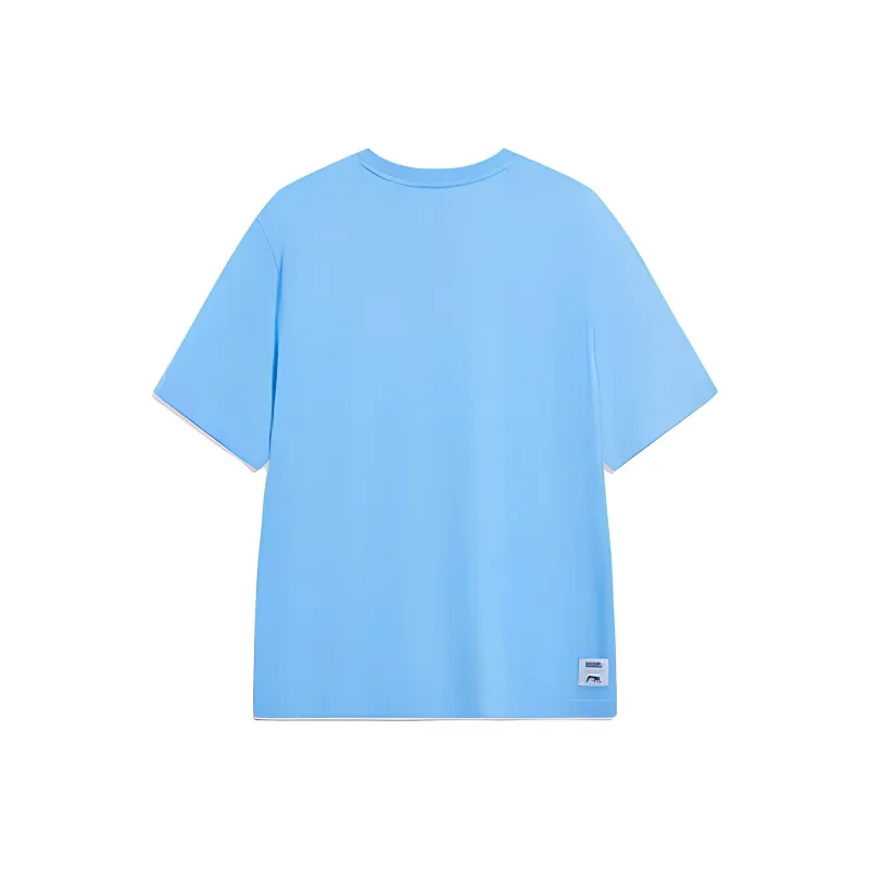 LiNing x LEAGUE OF LEGENDS Sports Life Collection T Shirt Men's Light Sea Blue-1