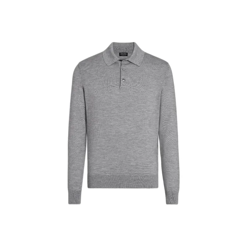Ermenegildo Zegna Polo Shirts Men Gray-0