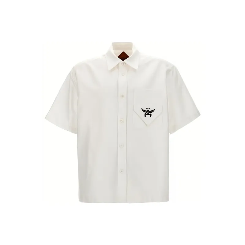 MCM Shirts Men White-0