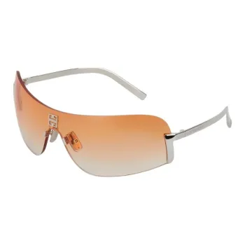 Givenchy Metal Irregular Shape Sunglasses Unisex Light Orange