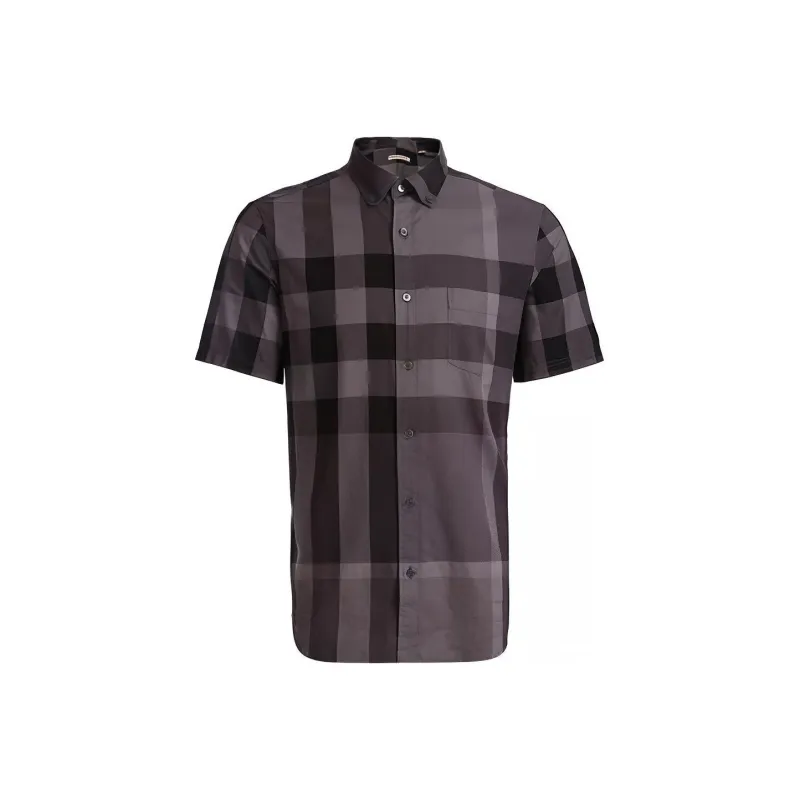 Burberry Shirts Men Gray-0