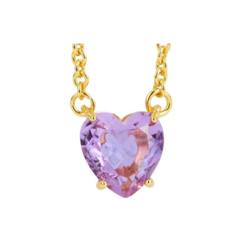 LES NEREIDES Gold Plated Necklaces Women's Purple-1
