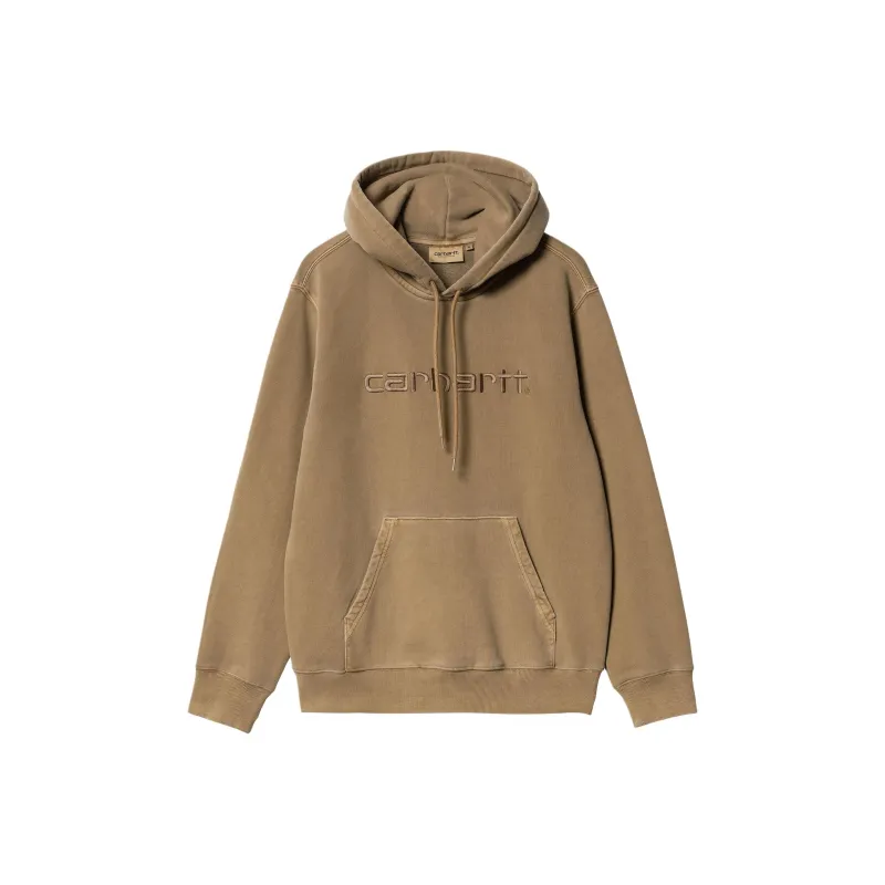 Carhartt WIP Logo Embroidered Drawstring Hoodie-0