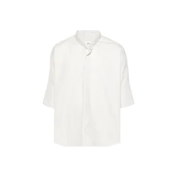 AMIPARIS Mandarin Collar Buttoned Shirt