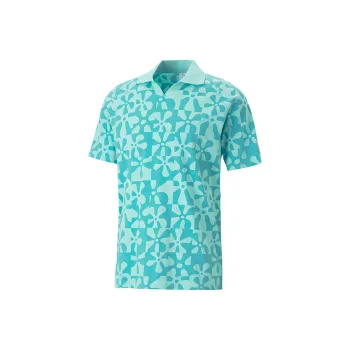 PUMA Polo Shirts Unisex Mint Green