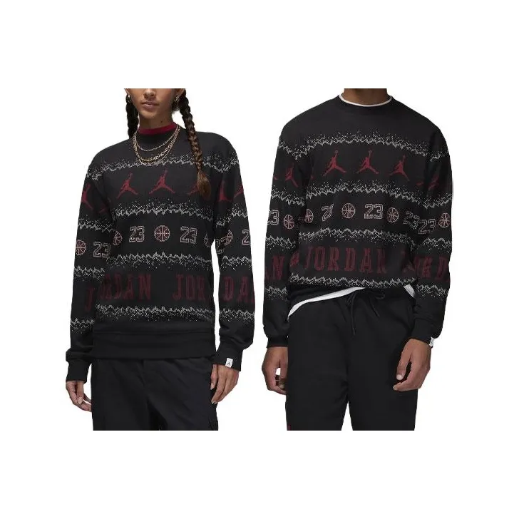 Jordan Essentials Holiday Sweatshirt Unisex Black-0