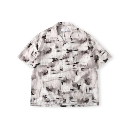 TEKABLU Shirt Unisex Ink Wash Gray