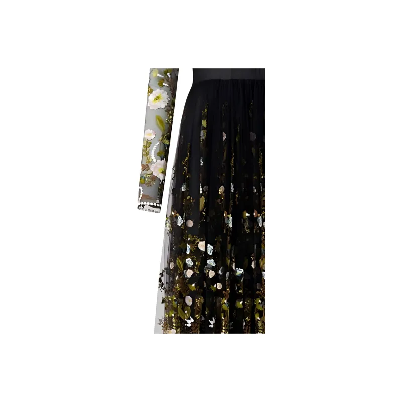 GIAMBATTISTA VALLI Long-Sleeved Dresses Women's Black-2