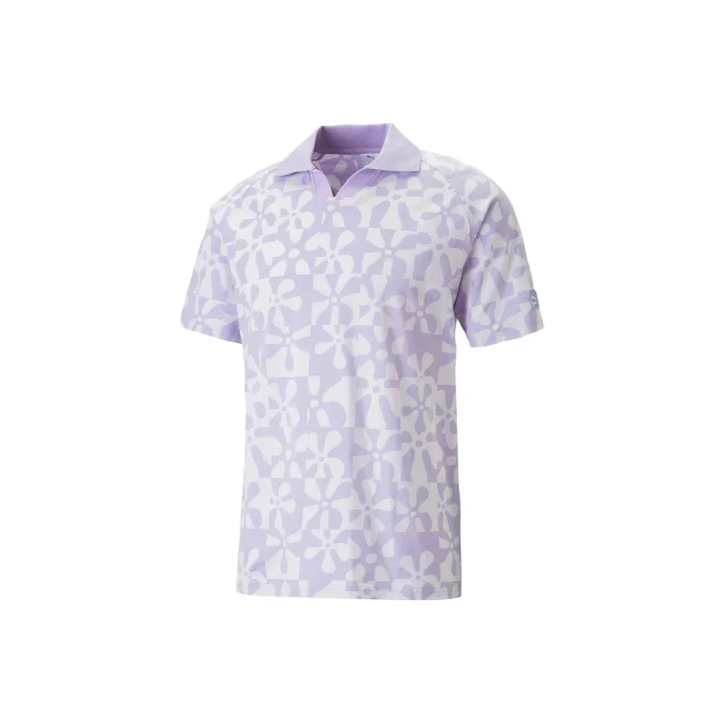 PUMA Polo Shirts Unisex Lavender-0