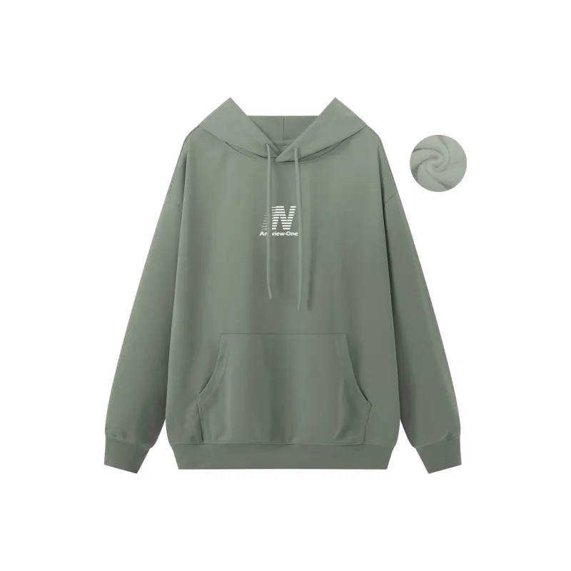 Anyveiw Crew Neck Thickened Pullover Long Sleeved Sweatshirt Unisex-35