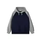 Navy Blue & Light Gray