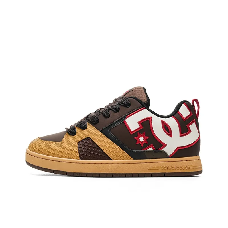 DC Shoes Court Graffik Slip Resistant Cushioning Low Top Skateboard Shoes Men's-0