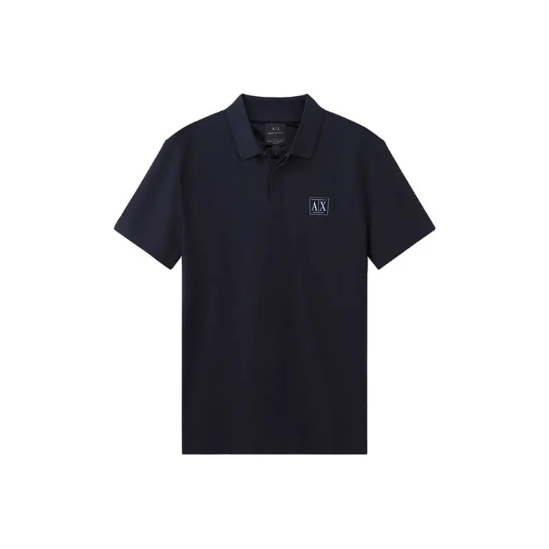 ARMANI EXCHANGE Polo Shirts Men Navy-0