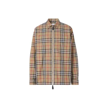 Burberry Shirts Men Beige