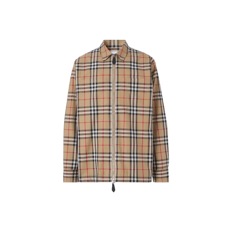 Burberry Shirts Men Beige-0