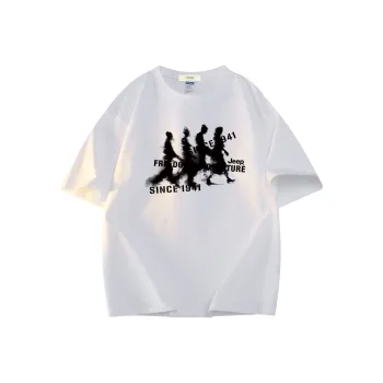 Jeep Pasture Horse Lifestyle T Shirt Unisex