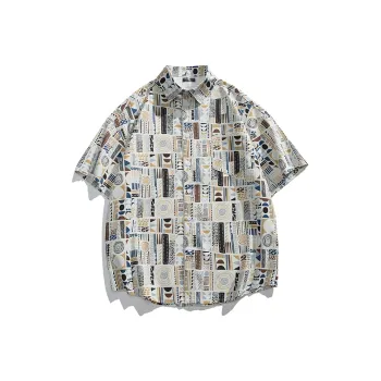 GSUE Shirt Summer Unisex Xishuangbanna White