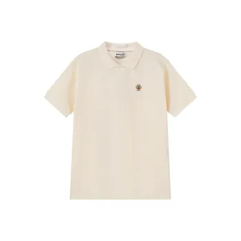 BALLY SS25 Polo Shirt Men's Beige Yellow