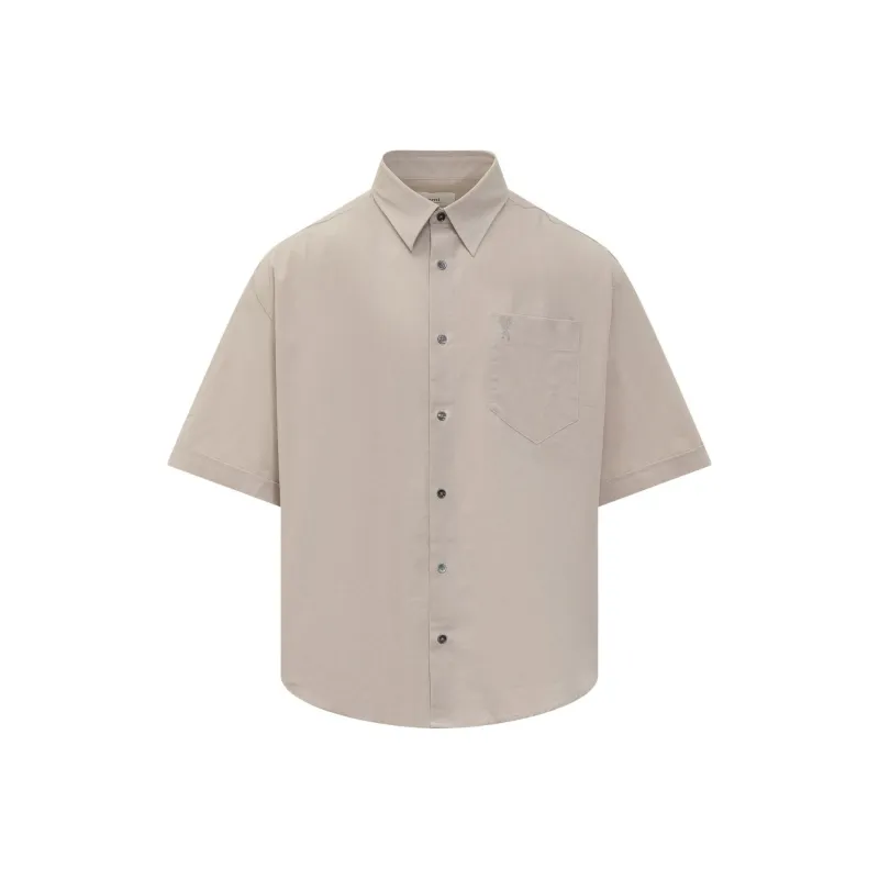AMIPARIS Paris Ami De Coeur Short Sleeved Shirt-0