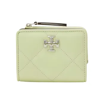 TORY BURCH Kira Nappa Leather Wallet Women's Fresh Pear