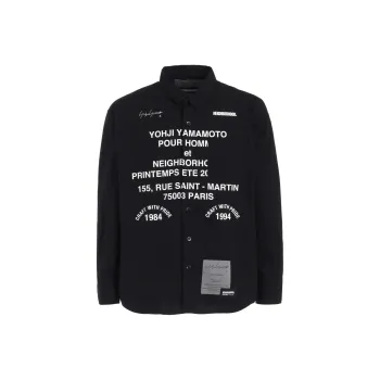 Yohji Yamamoto X Neighborhood Printed Buttoned Shirt