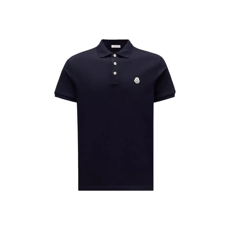 Moncler Polo Shirt Men's Dark Blue-0
