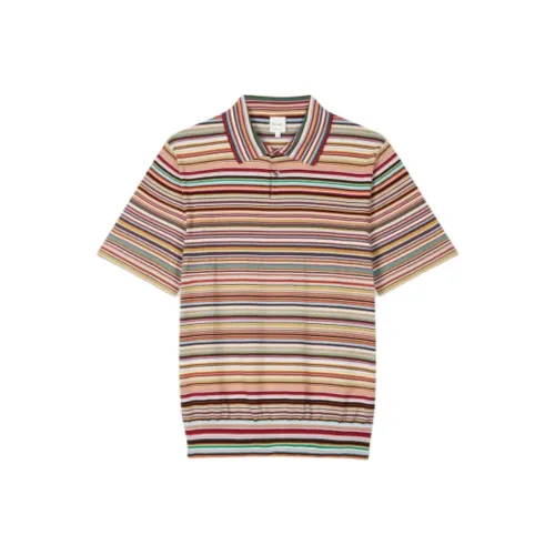 Paul Smith Striped Pattern Polo