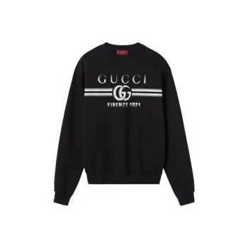 GUCCI Logo Printed Crewneck Sweatshirt