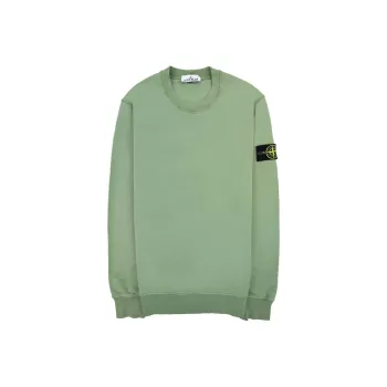 STONE ISLAND Fleece Garment Dyed Hoodie