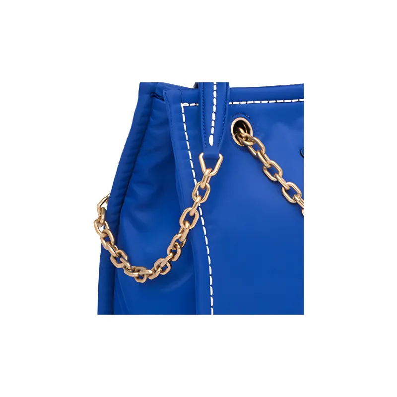 PRADA Nylon Shoulder Bag Crossbody Bag Handbags Unisex Blue-3