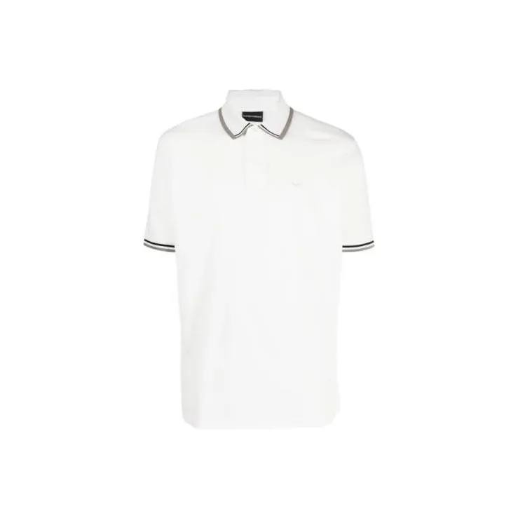 EMPORIO ARMANI Polo Shirts Men White-0