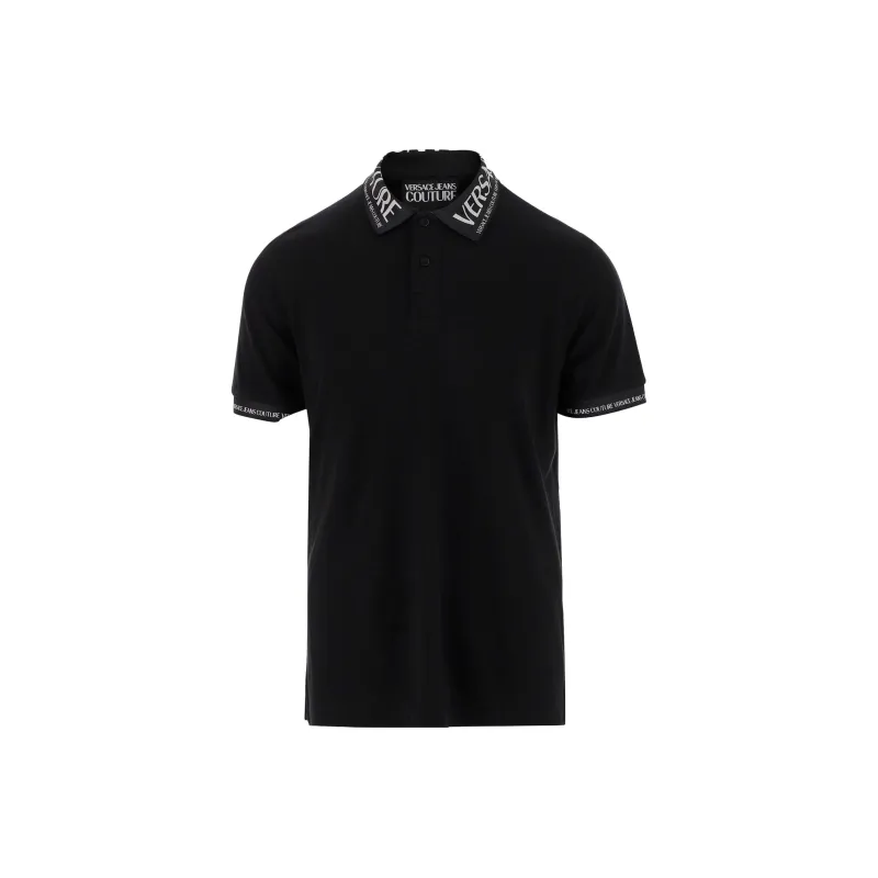 VERSACE JEANS COUTURE Polo Shirt Men's Black-0